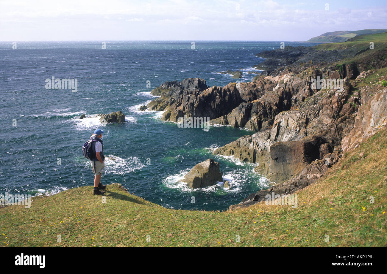 Walking the Machars of Galloway Stock Photo - Alamy