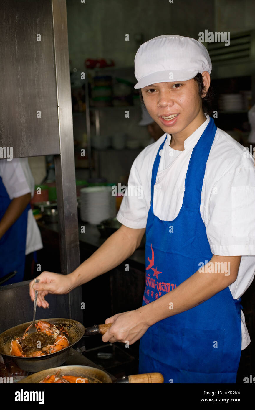 Thailand Bangkok Chinatown Chinese restaurant Stock Photo - Alamy
