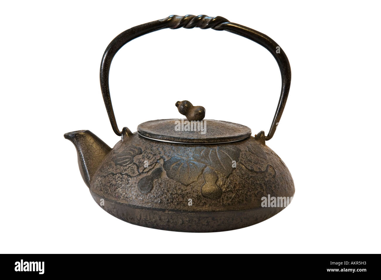 Japanese tea kettle Stock Photo
