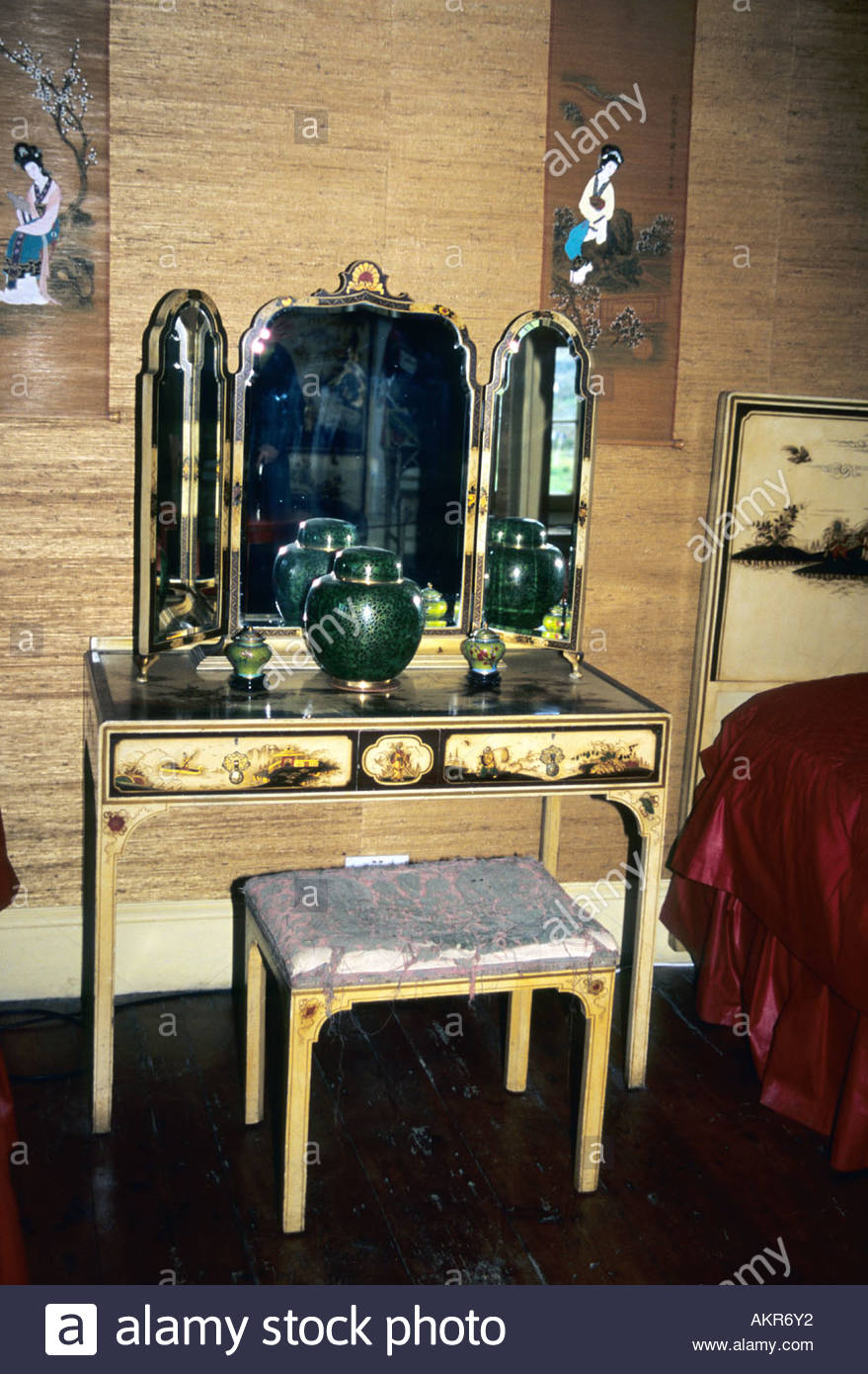 Tudor Kentwell Hall Dressing Table Chinese Bed Room Suffolk