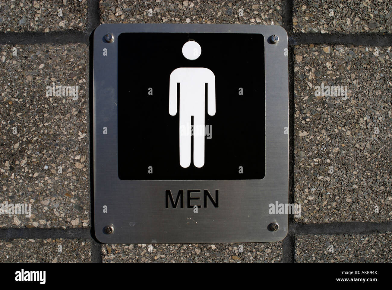 Men’s restroom sign Stock Photo - Alamy