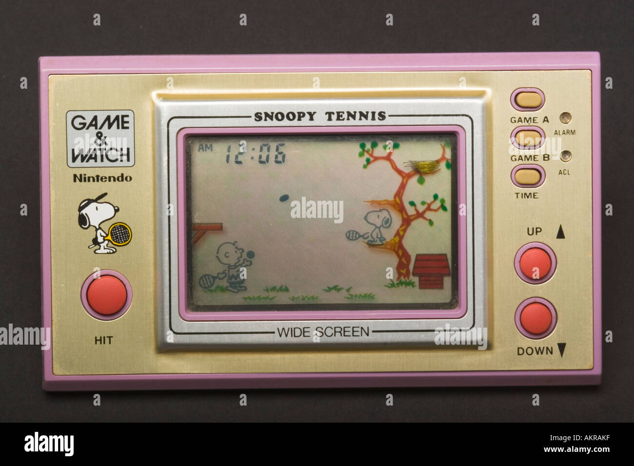 Nintendo Game Watch Snoopy Tennis Gadget Vintage Computer Stock Photo -  Alamy