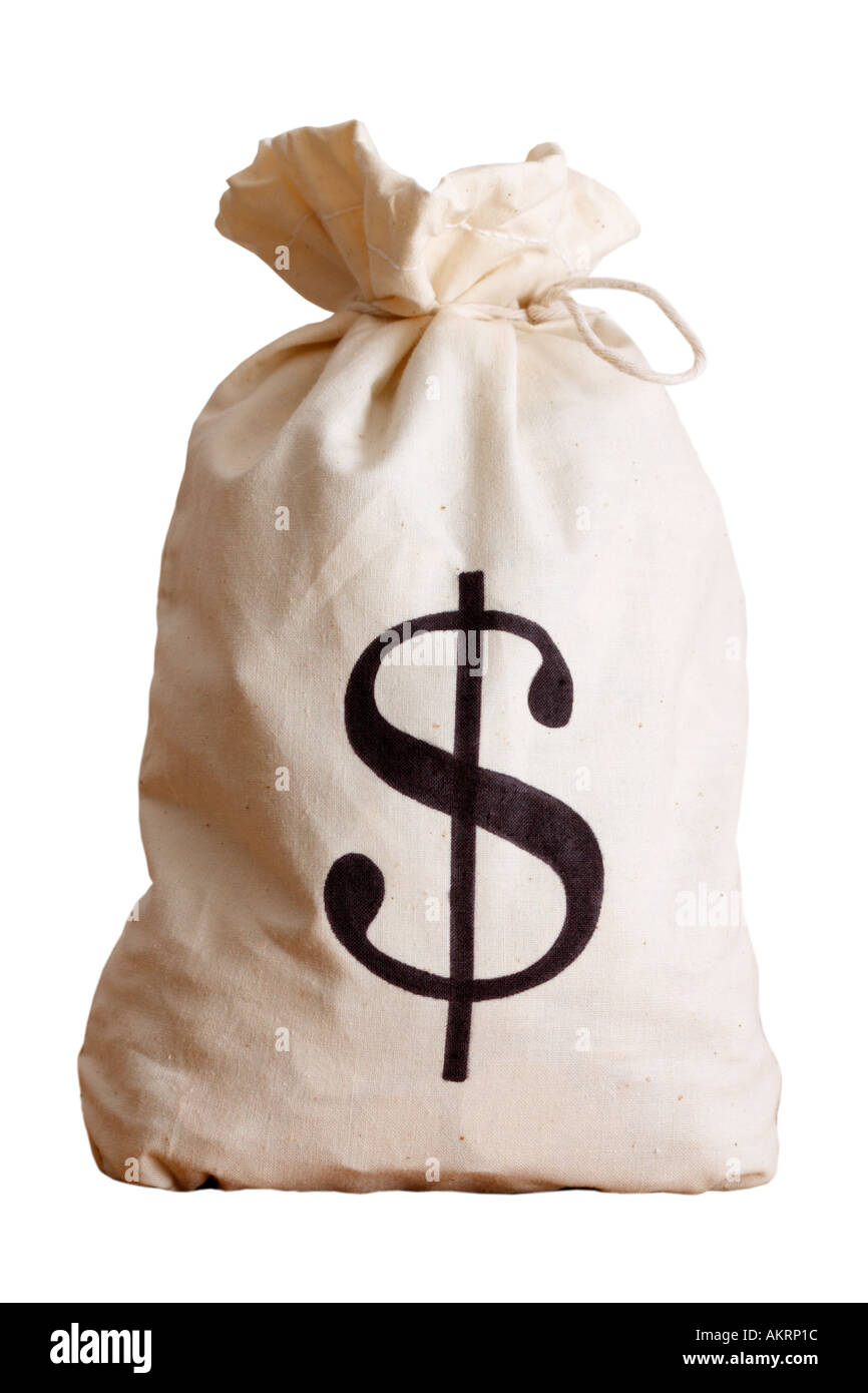 bag of money Stock Photo Alamy