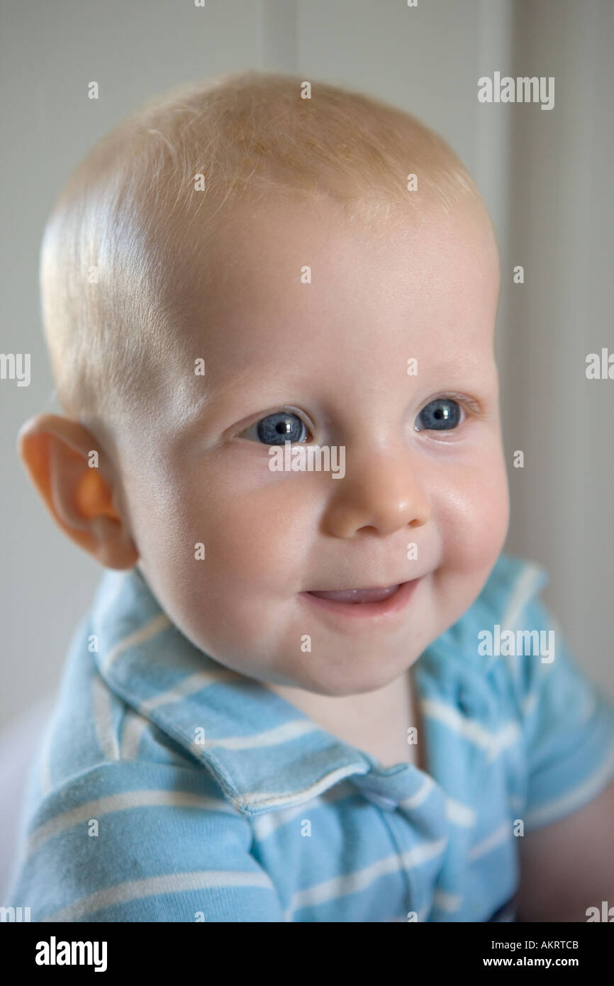 Portrait of a baby boy Stock Photo