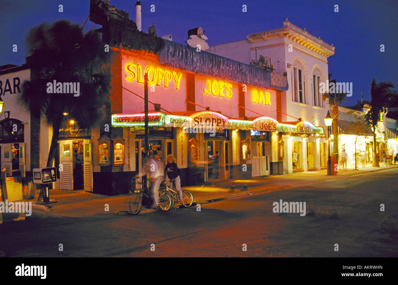 A view of Sloppy Joe s Bar in downtown Key West a favorite Ernest