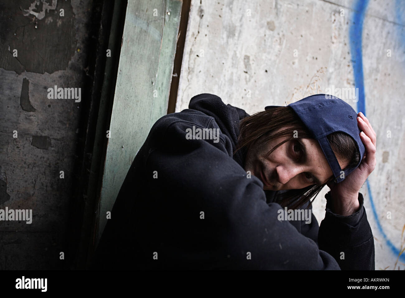 Man wearing dirty clothing hires stock photography and images Alamy