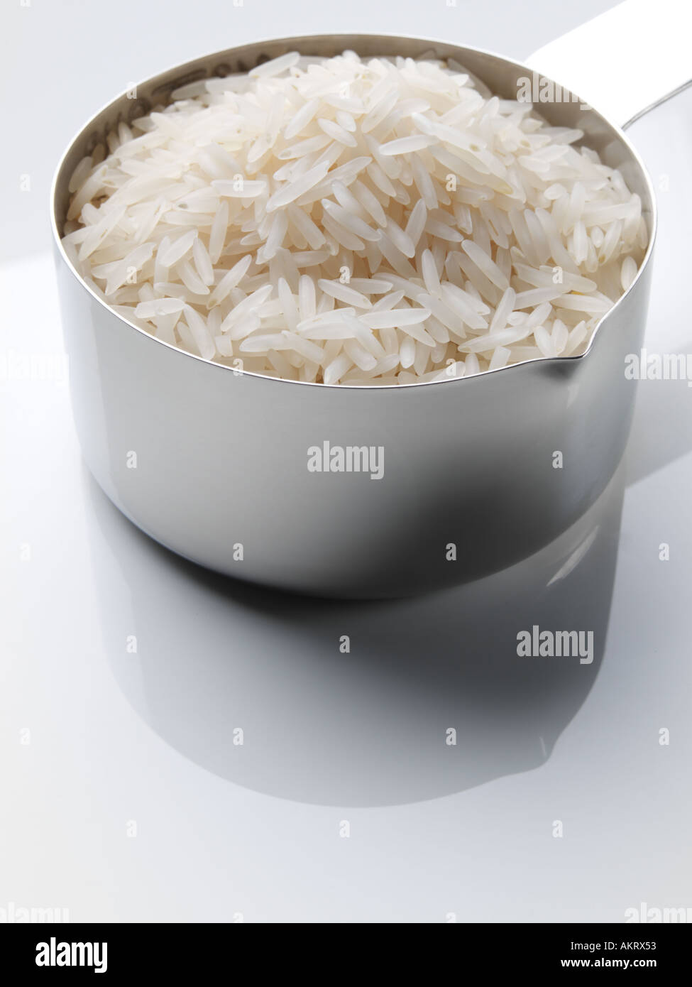 Basmati Rice Cup Stock Photo Alamy