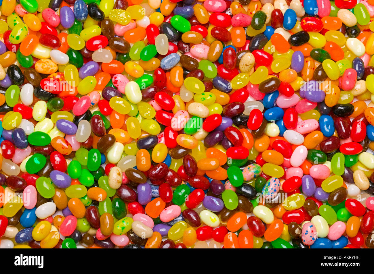 A large colorful assortment jelly bean background Stock Photo  Alamy