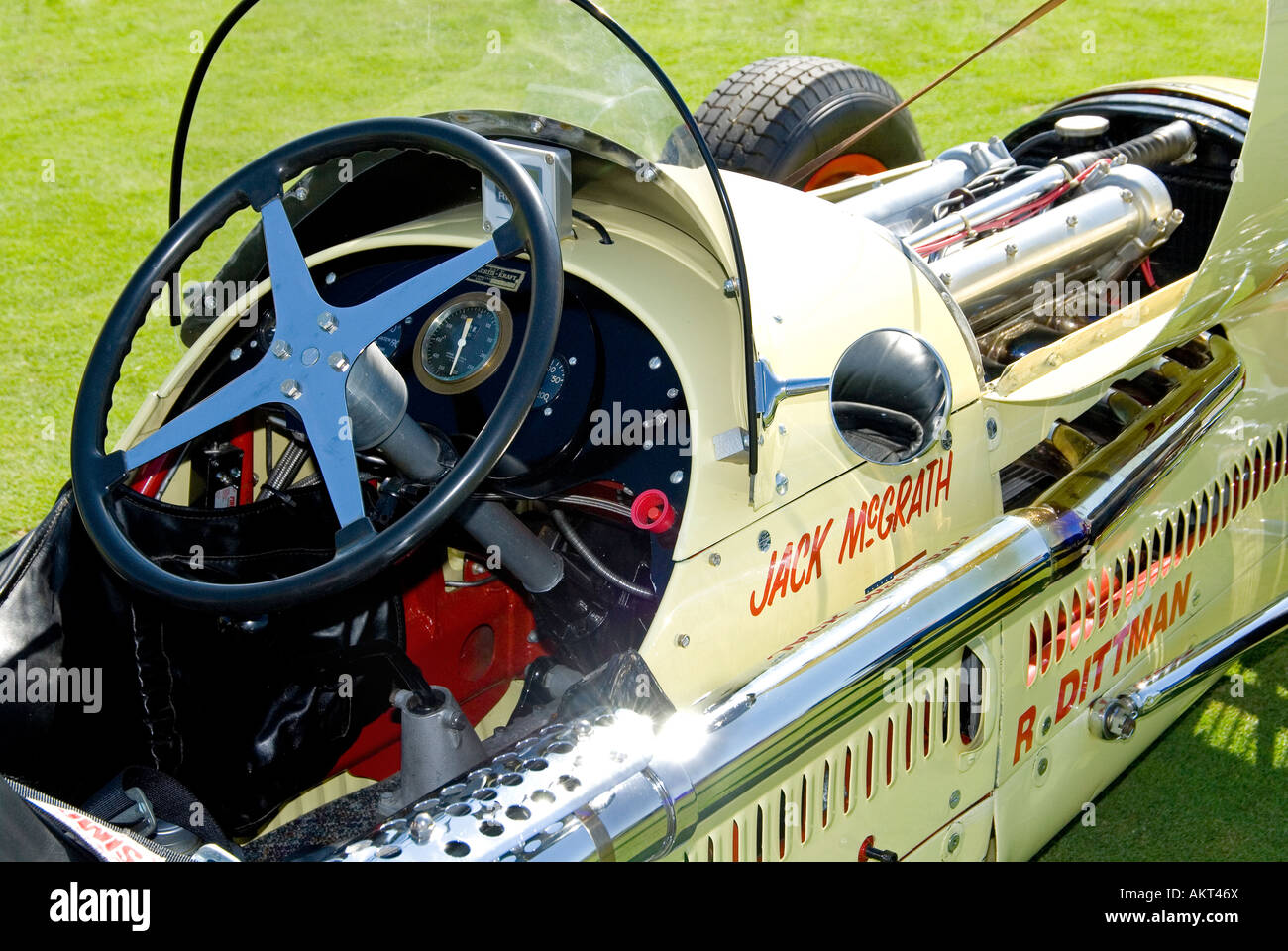 Vintage Indianapolis 500 Race Car Stock Photo