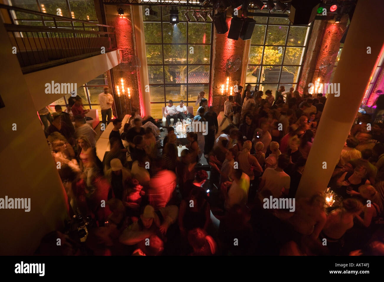 People dancing in the Club Mascotte the oldest of Zurich