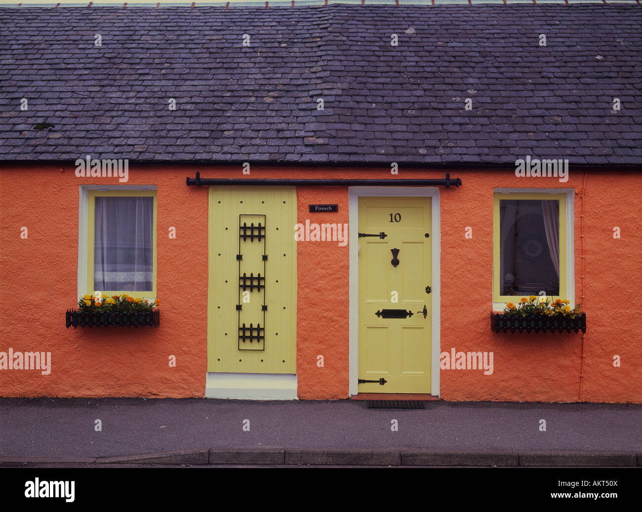 Colourful house in Tobermory (featured as Spencer's House in BBC