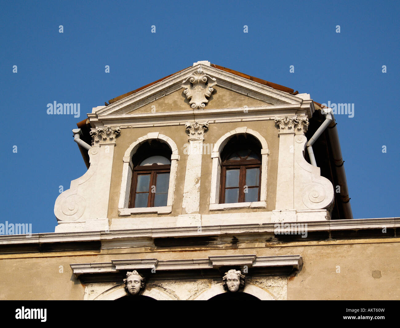Windows Murano Venice Stock Photo