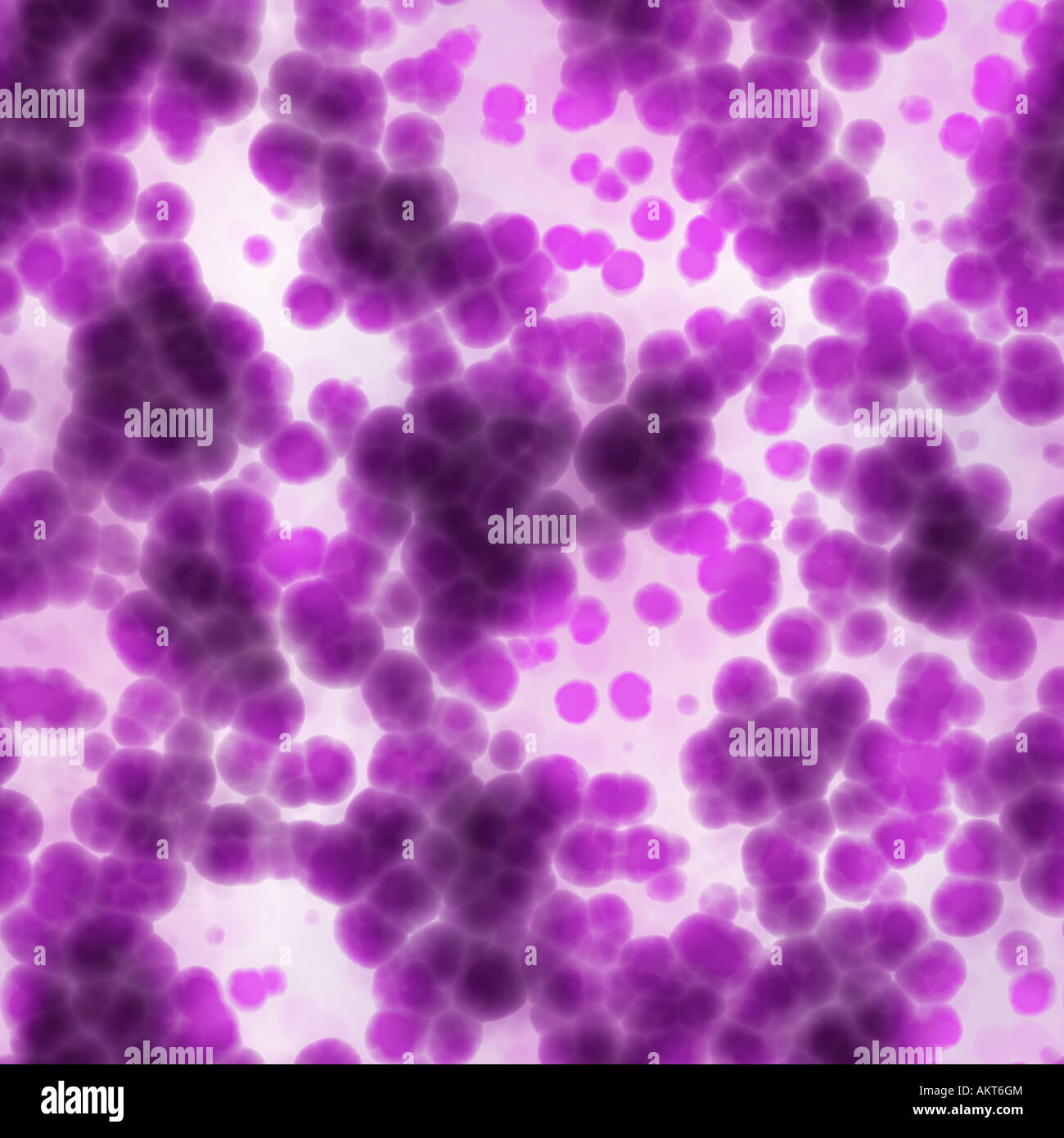 large background image of purple cells on white Stock Photo