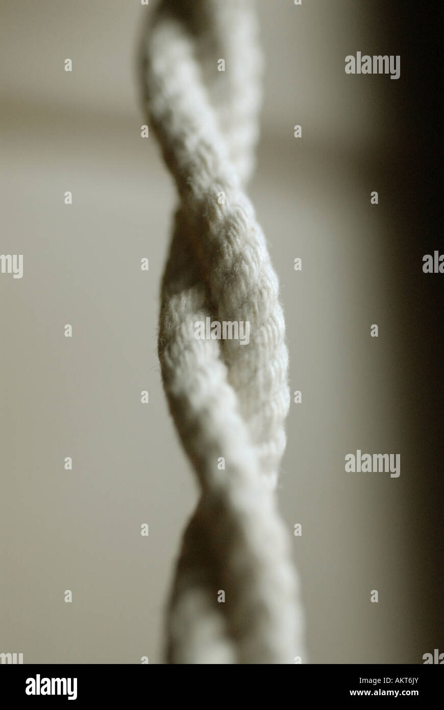 Close up detail of a rope Stock Photo