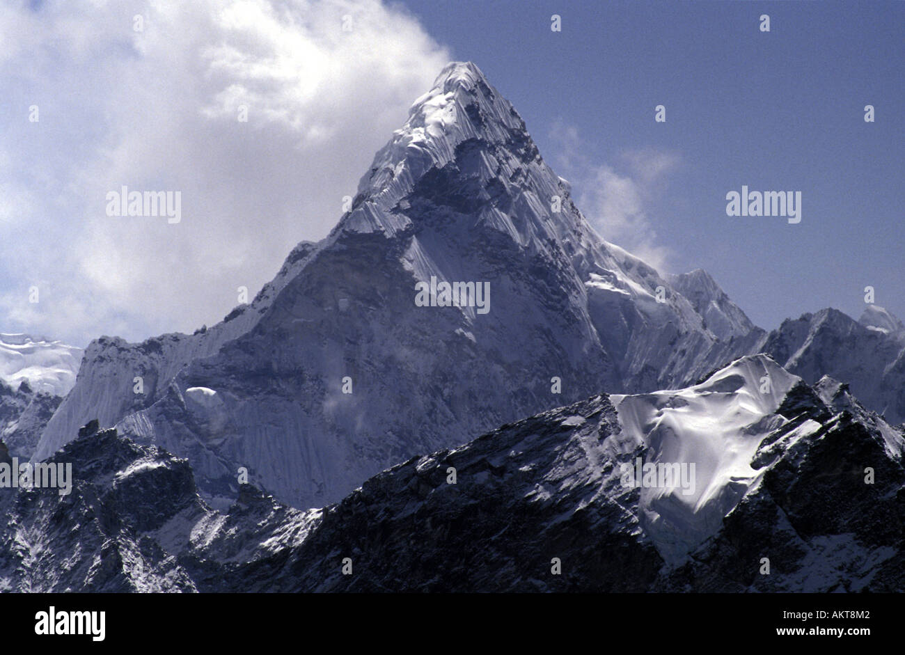 north face of Ama Dablam Solu Khumbu Nepal Stock Photo - Alamy