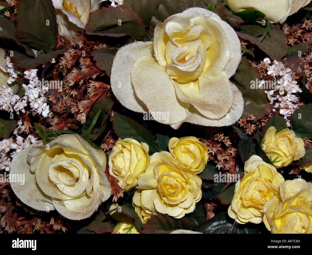 Fake Flower Bouquet Stock Photo Alamy