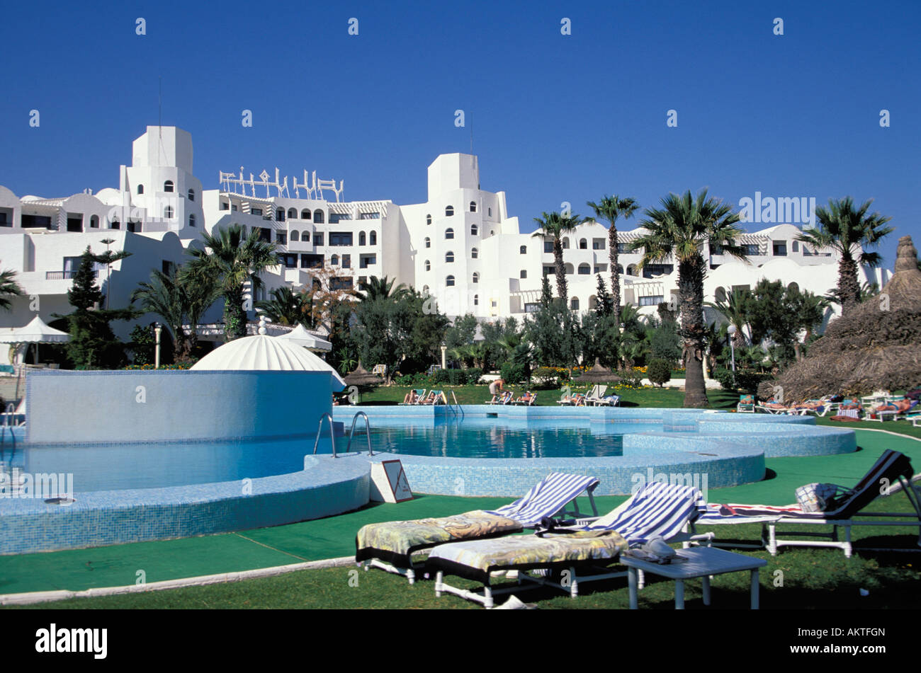 Hotel El Hana Hannibal Palace Port el Kantaoui Tunesia Stock Photo