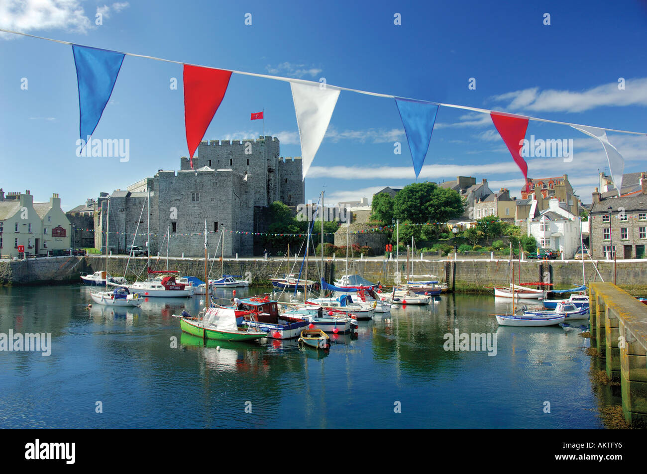 Castletown Isle of Man UK Stock Photo