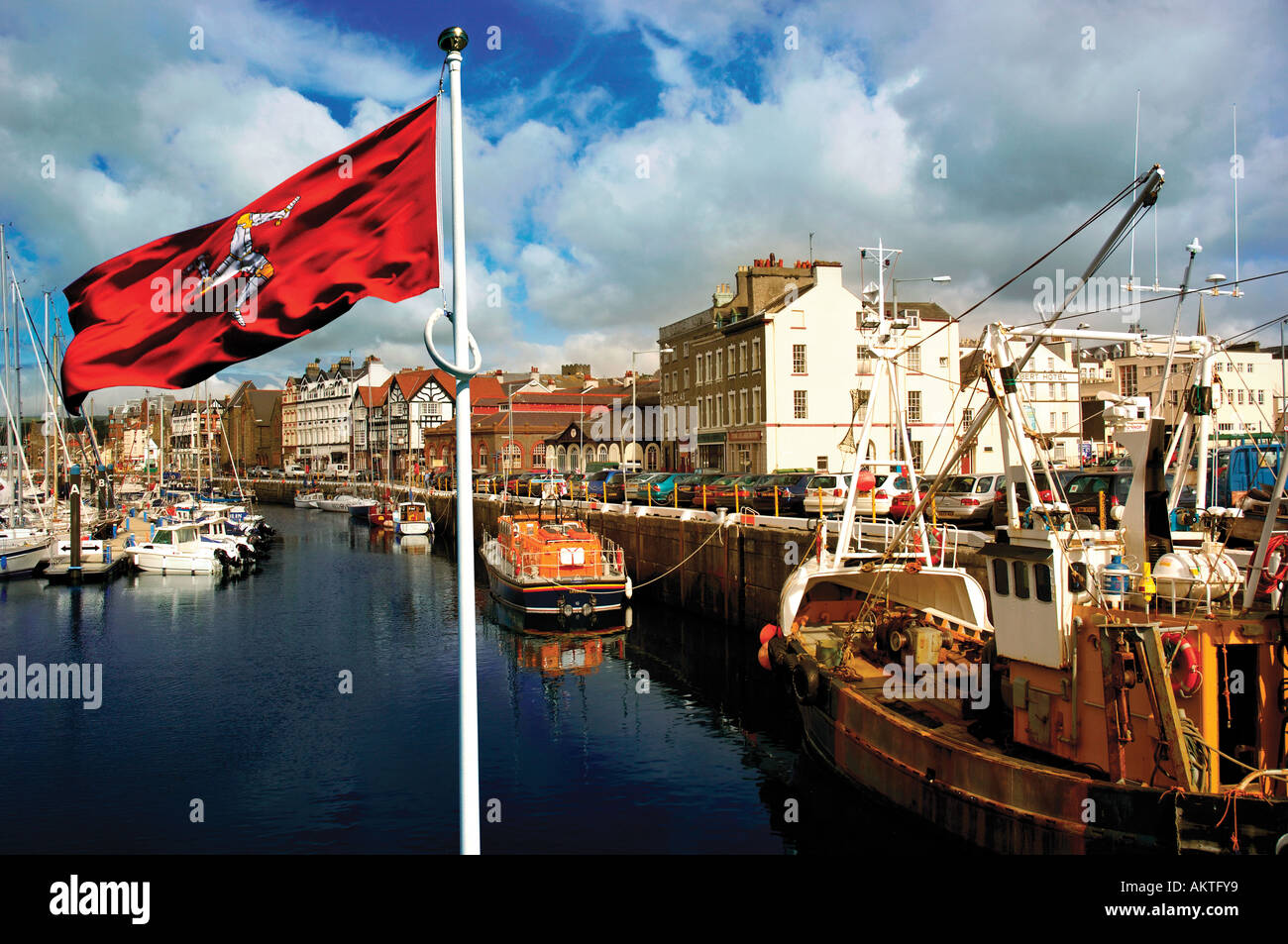 Isle of man flag hi-res stock photography and images - Alamy