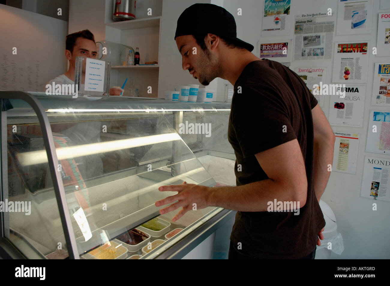 Il Laboratorio del Gelato on the Lower East Side in NYC Stock Photo Alamy