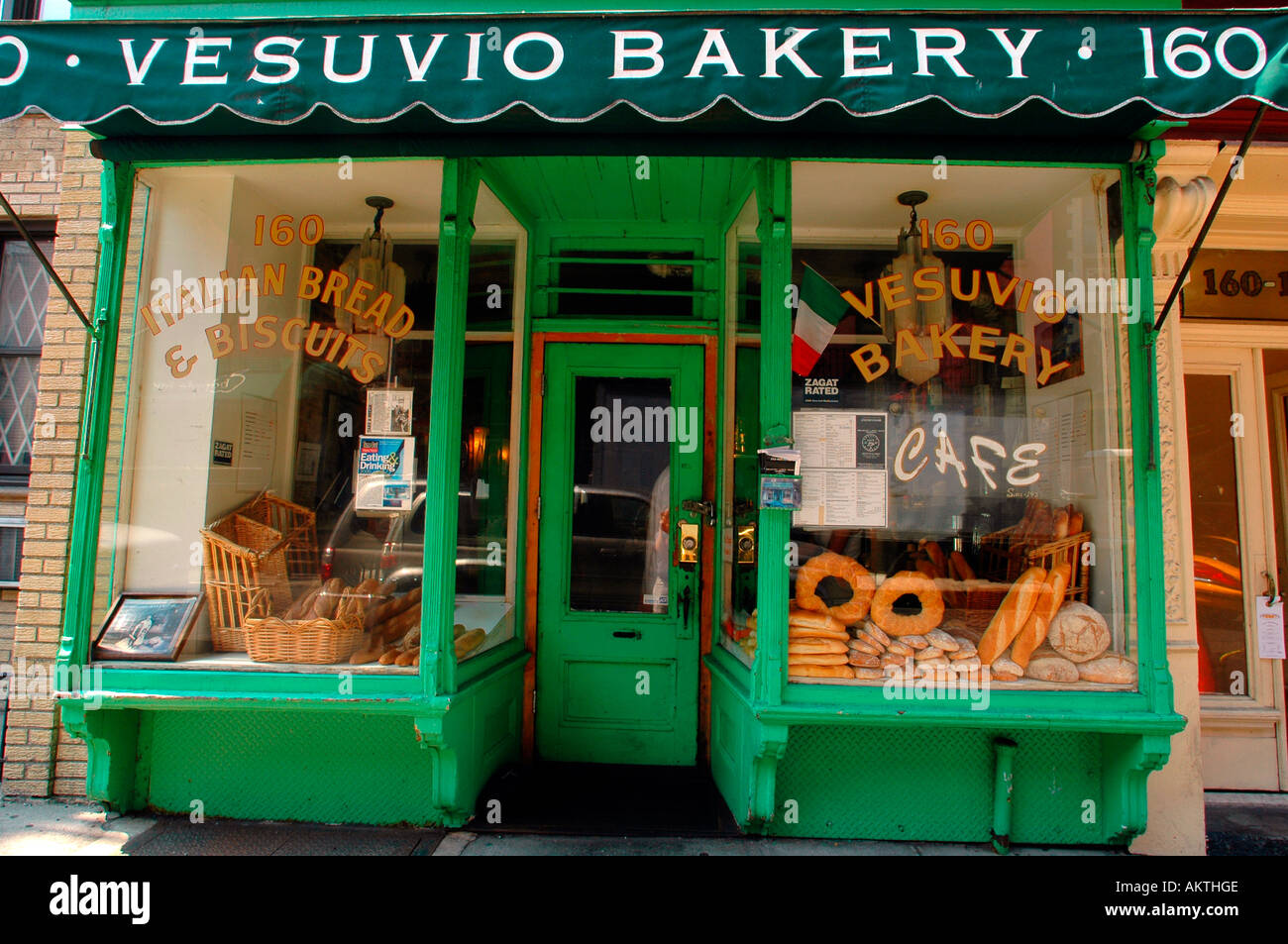 Vesuvio Bakery on Prince Street in Soho in NYC Stock Photo Alamy