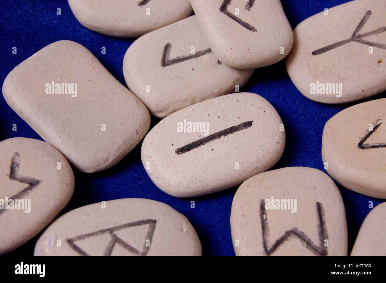 Rune Stones Stock Photo - Alamy