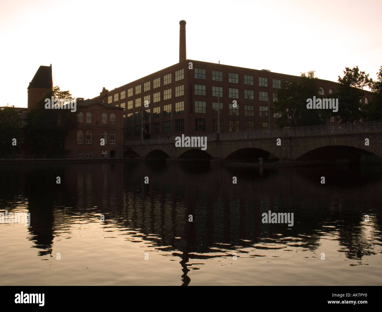 Finlayson Factory an old Mill now a complex of bars restaurants and