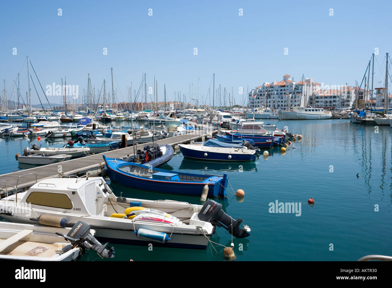 Marina, Gibraltar Stock Photo