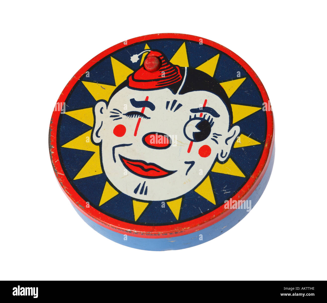 Vintage Clown Noisemaker Stock Photo