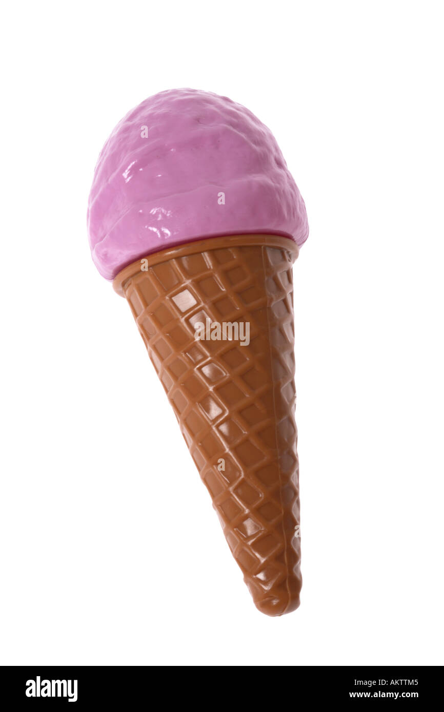 Toy Ice Cream Cone Stock Photo - Alamy