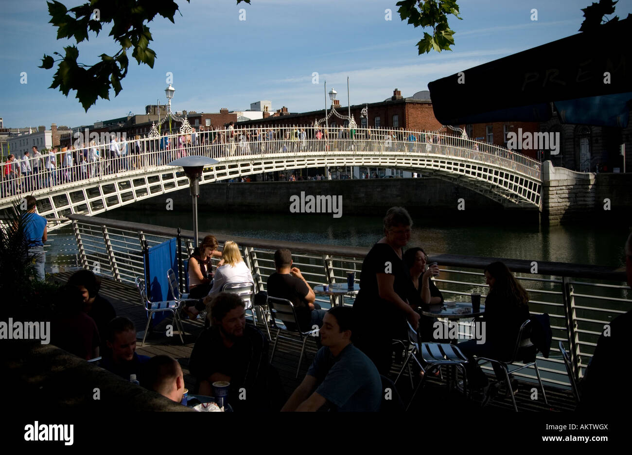 Boardwalk on river liffey hi-res stock photography and images - Alamy
