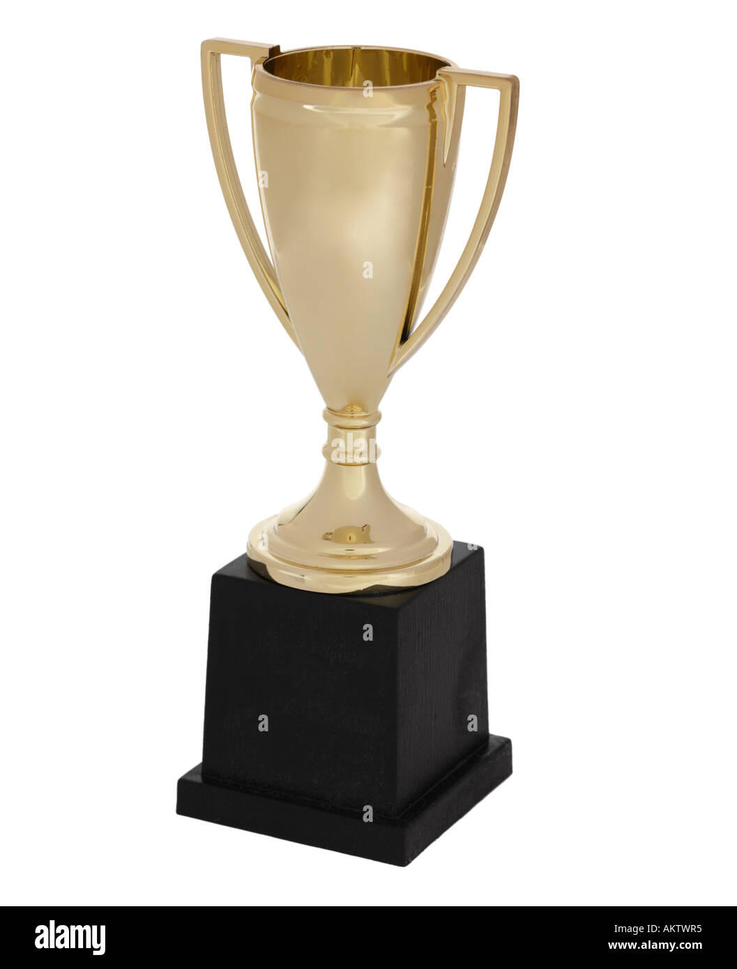 Gold Cup Trophy Stock Photo