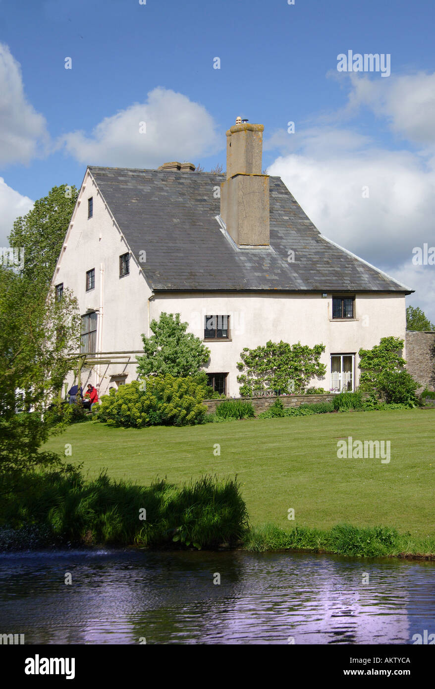 17c Farmhouse Monmouthshire South East Wales Stock Photo