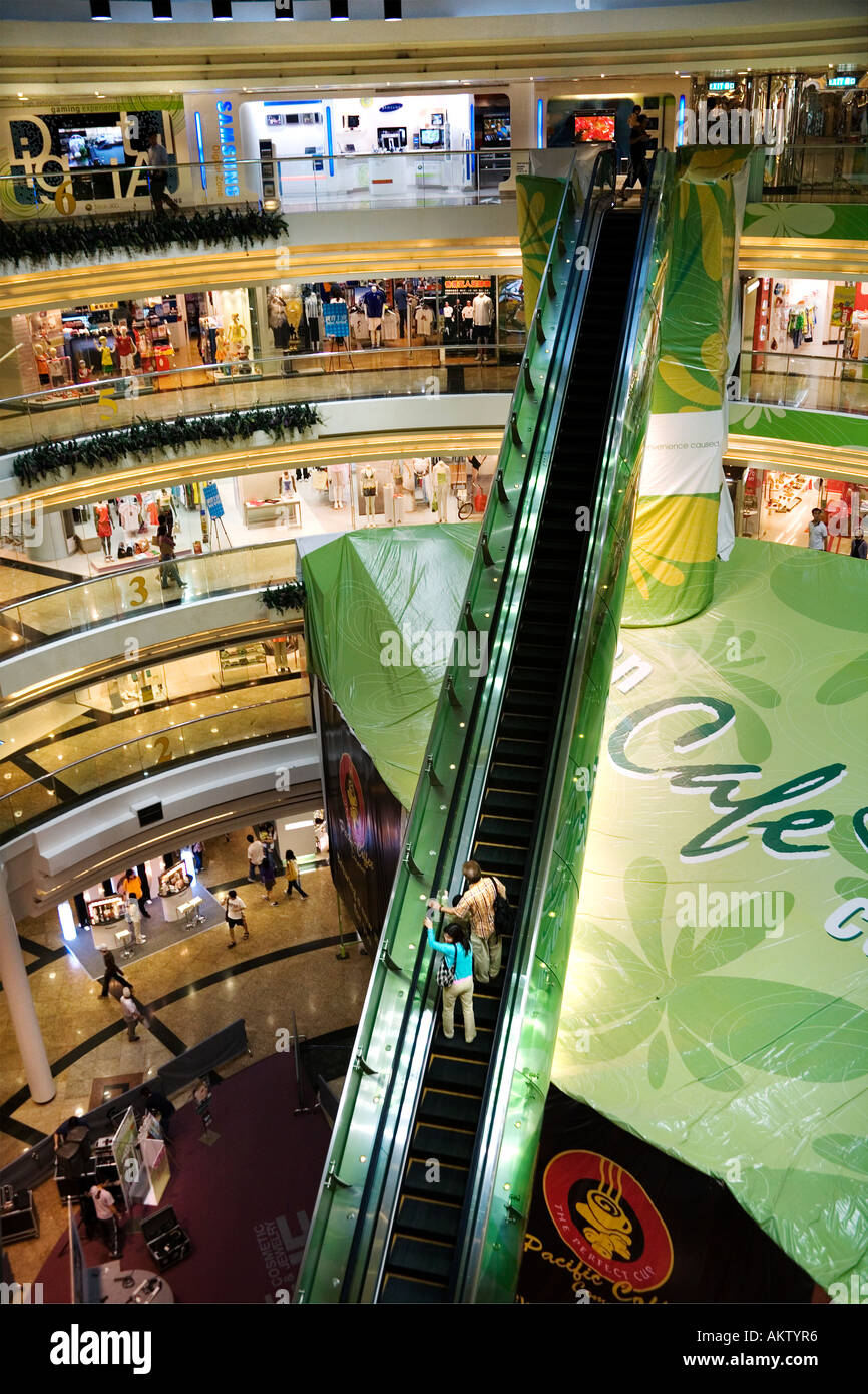 hong kong shopping centre Stock Photo Alamy
