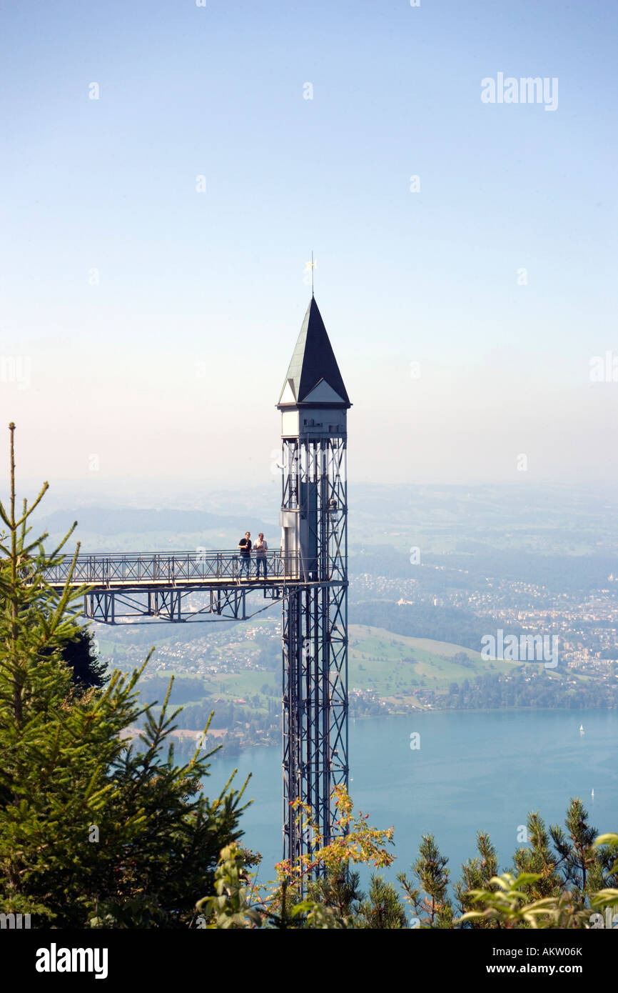 Hammetschwand Elevator 153 m highest exterior elevator of Europe B