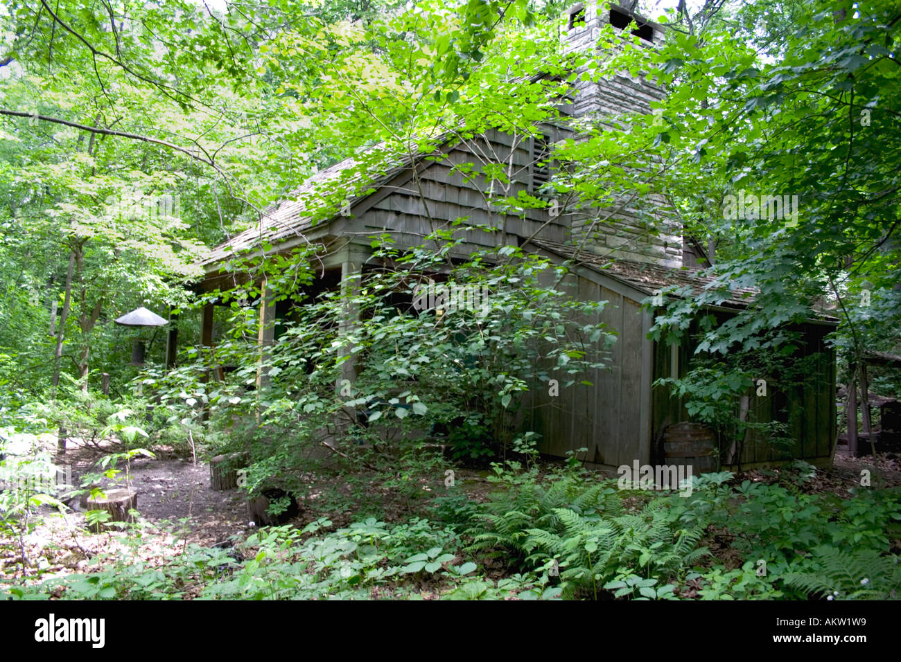 Original cabin. Eloise Butler Wildflower Garden and Bird Sanctuary
