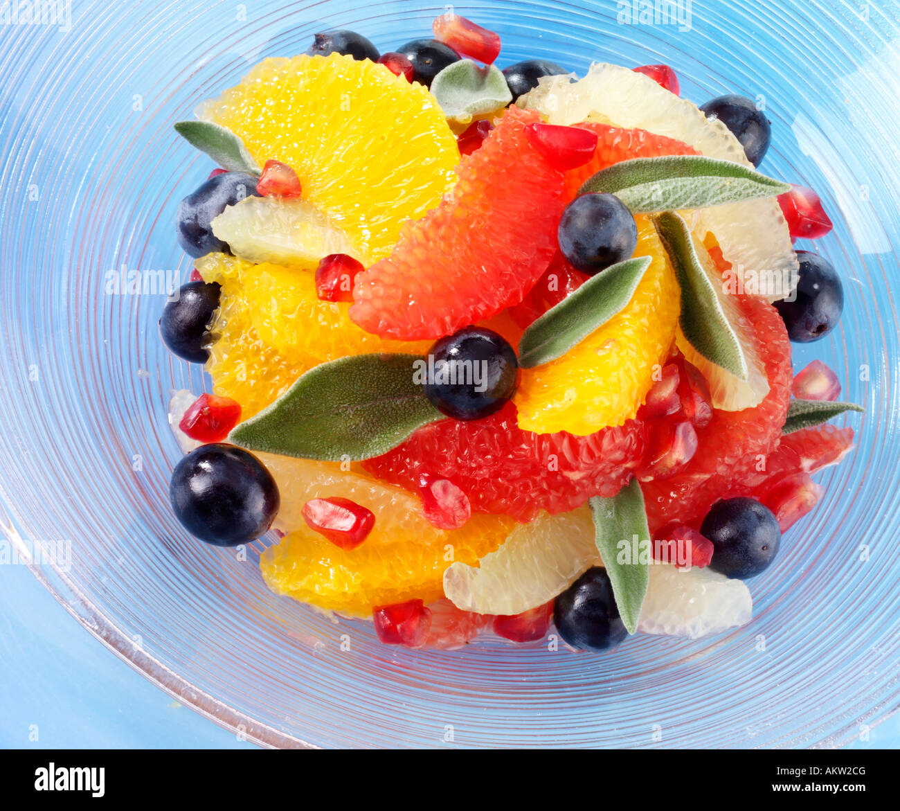 Blueberry mixed fruit salad hi-res stock photography and images - Alamy