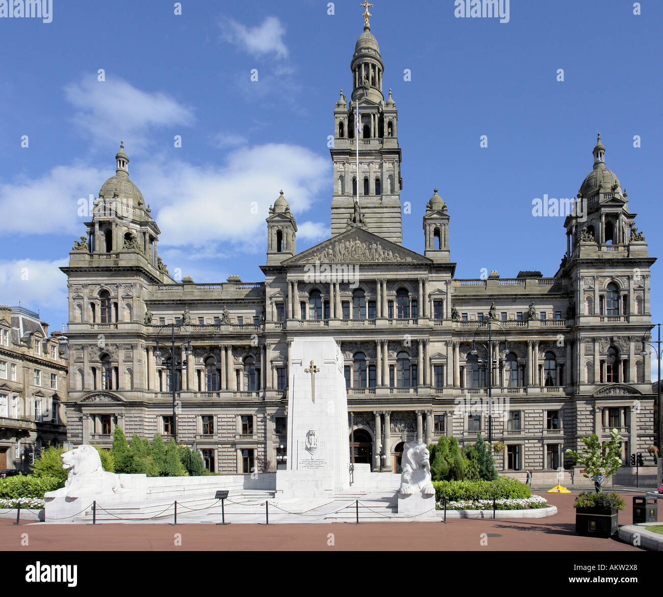 George Square Glasgow Scotland Stock Photo - Alamy