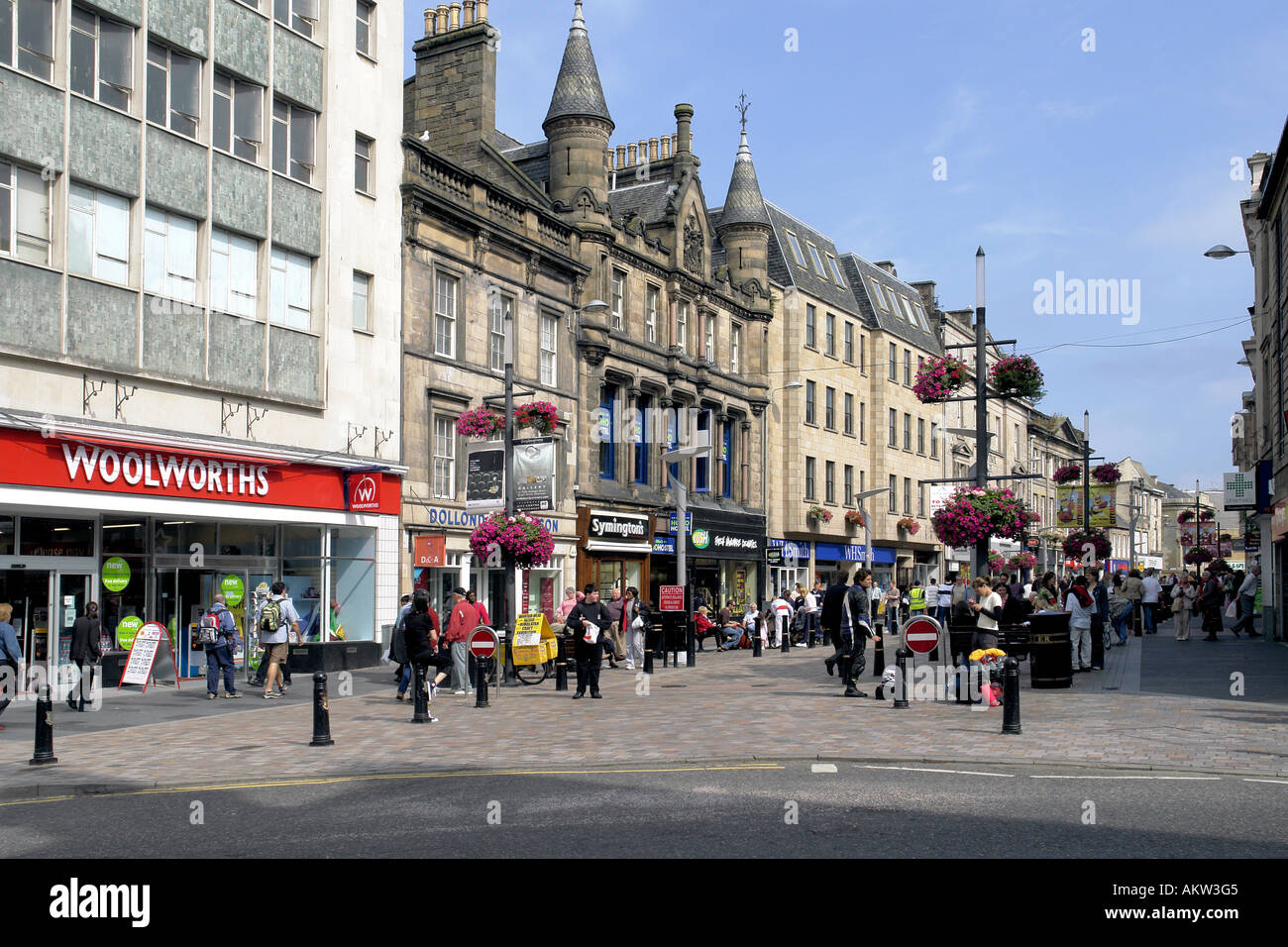 High Street Inverness Scotland Stock Photo Alamy