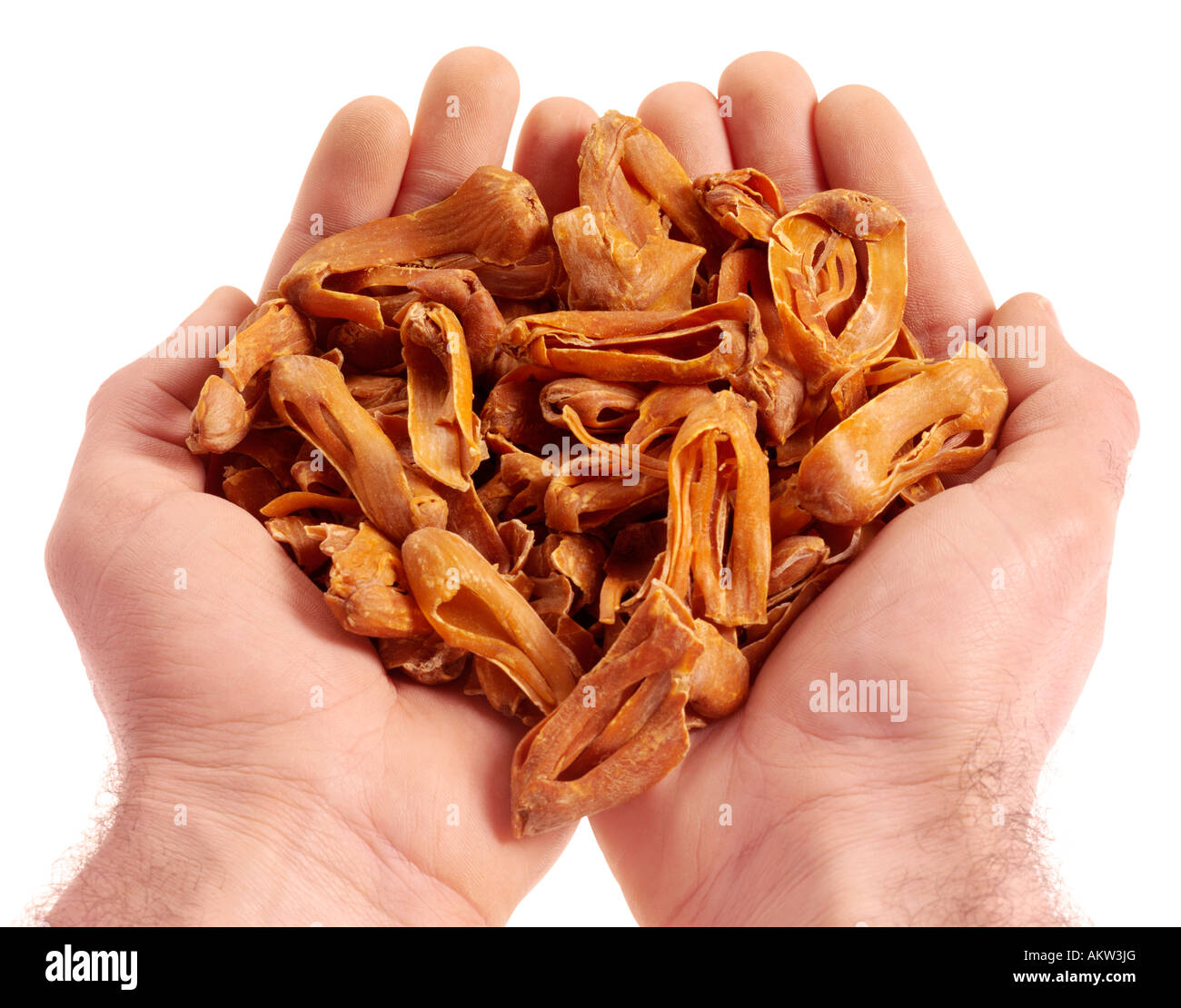 HANDFUL OF MACE BLADES Stock Photo Alamy