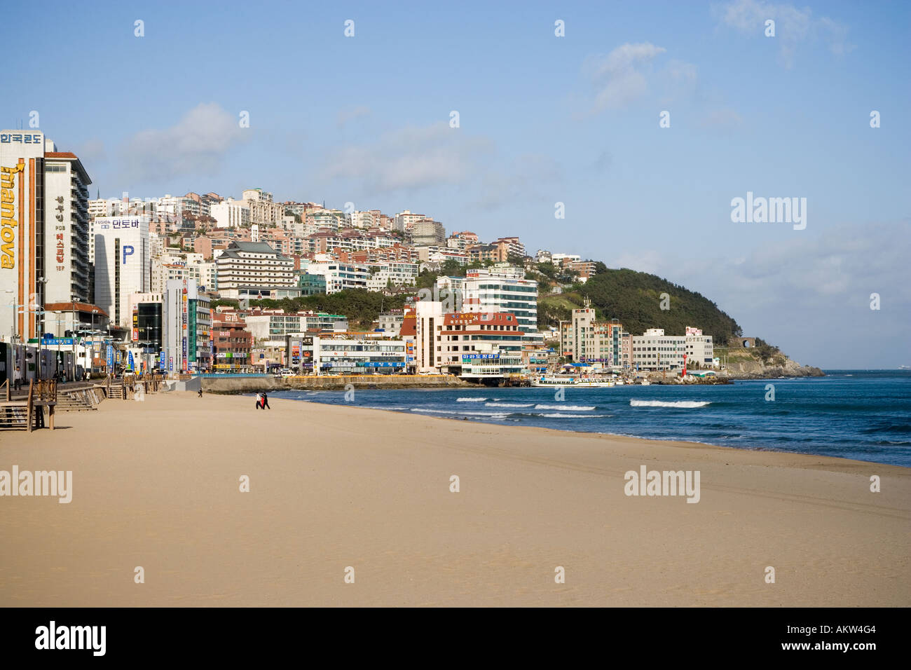 Haeundae Beach Busan South Korea Stock Photo 8614915 Alamy