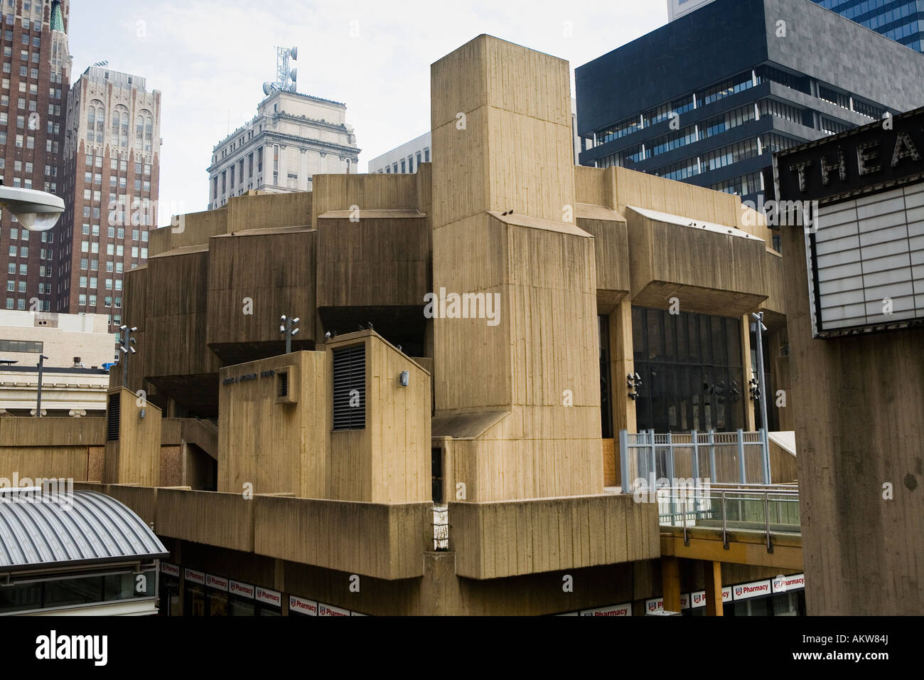 Morris Mechanic Theater Baltimore Maryland built 1967, closed 2004