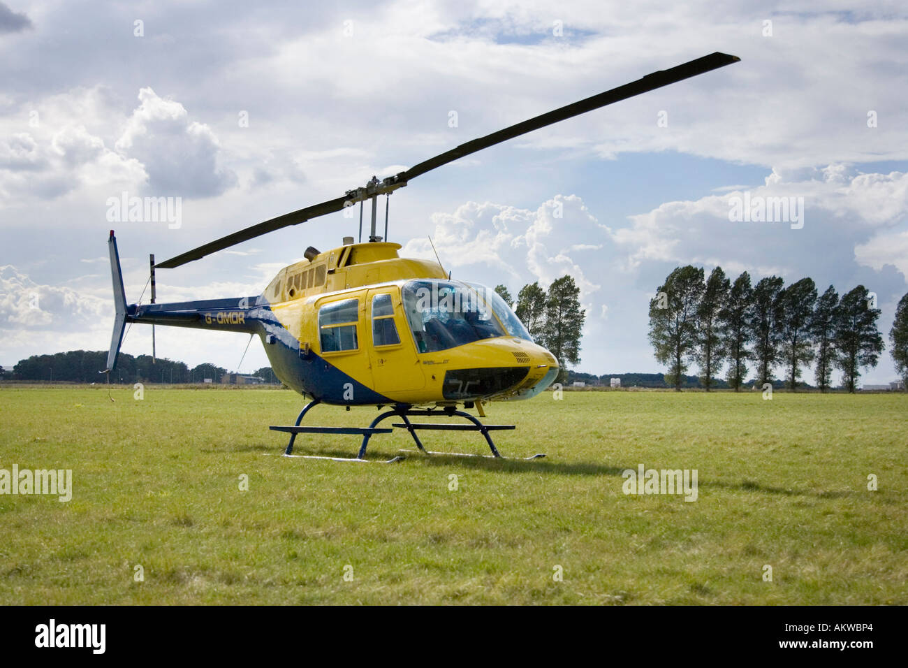 AGUSTA BELL 206B Jetranger II helicopter  in August 2006 Stock Photo