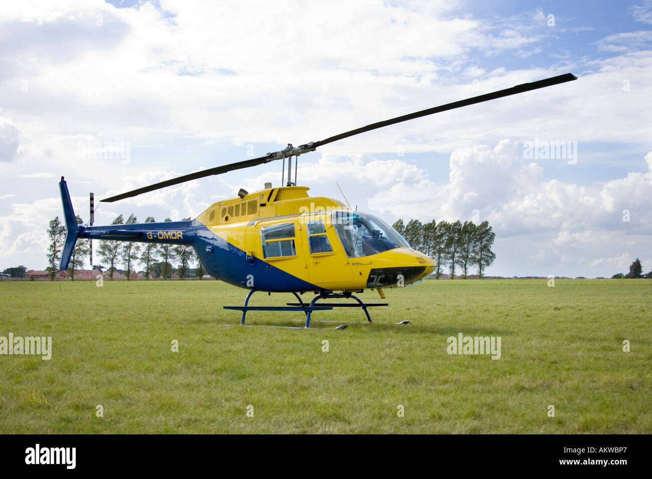 AGUSTA BELL 206B Jetranger II helicopter in  August 2006 Stock Photo