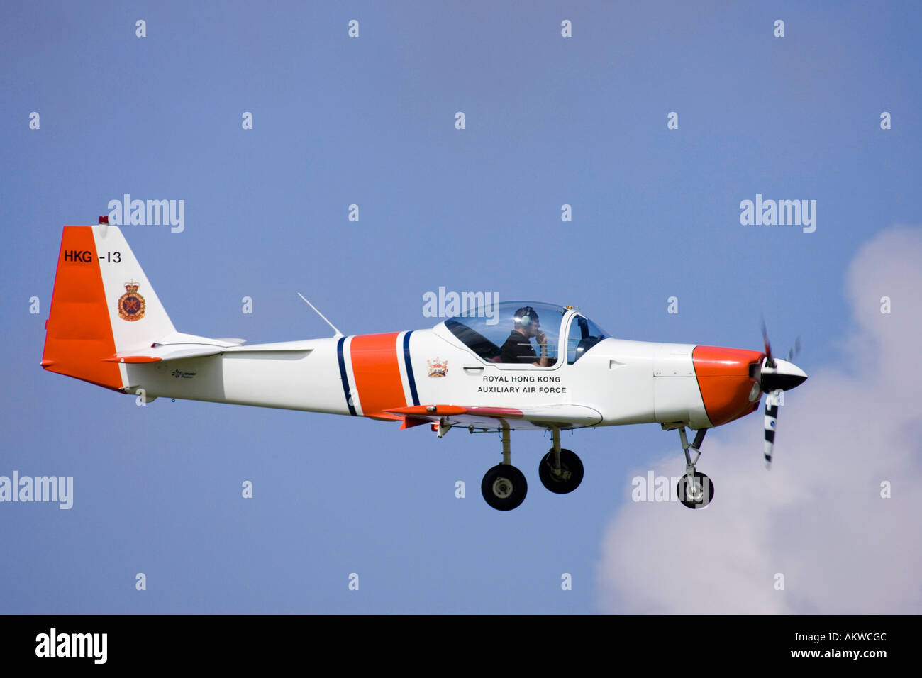 Slingsby T67 Firefly trainer aircraft flying display at Rougham airshow