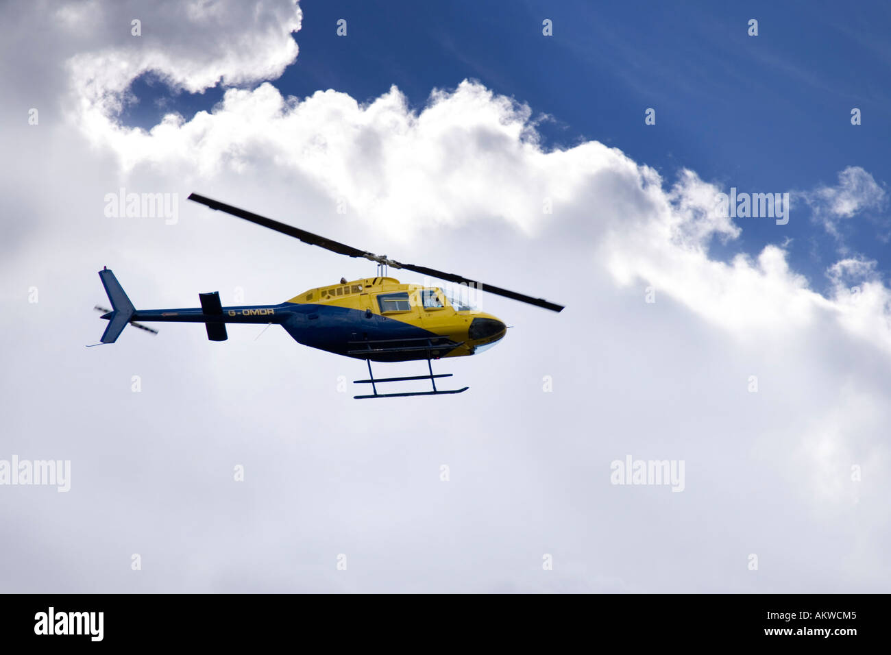 AGUSTA BELL 206B Jetranger II helicopter  in  August 2006 Stock Photo