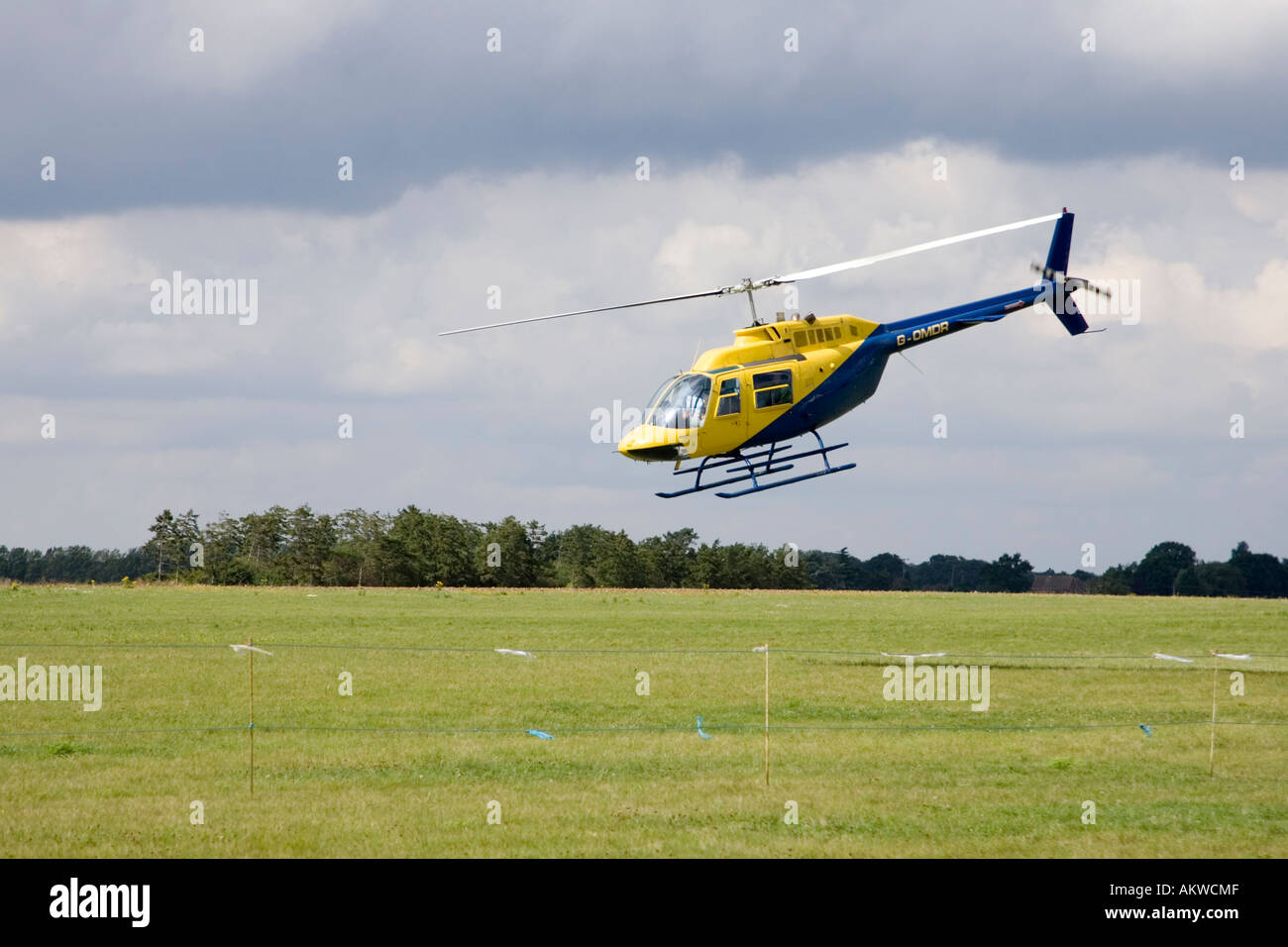 AGUSTA BELL 206B Jetranger II helicopter  in August 2006 Stock Photo