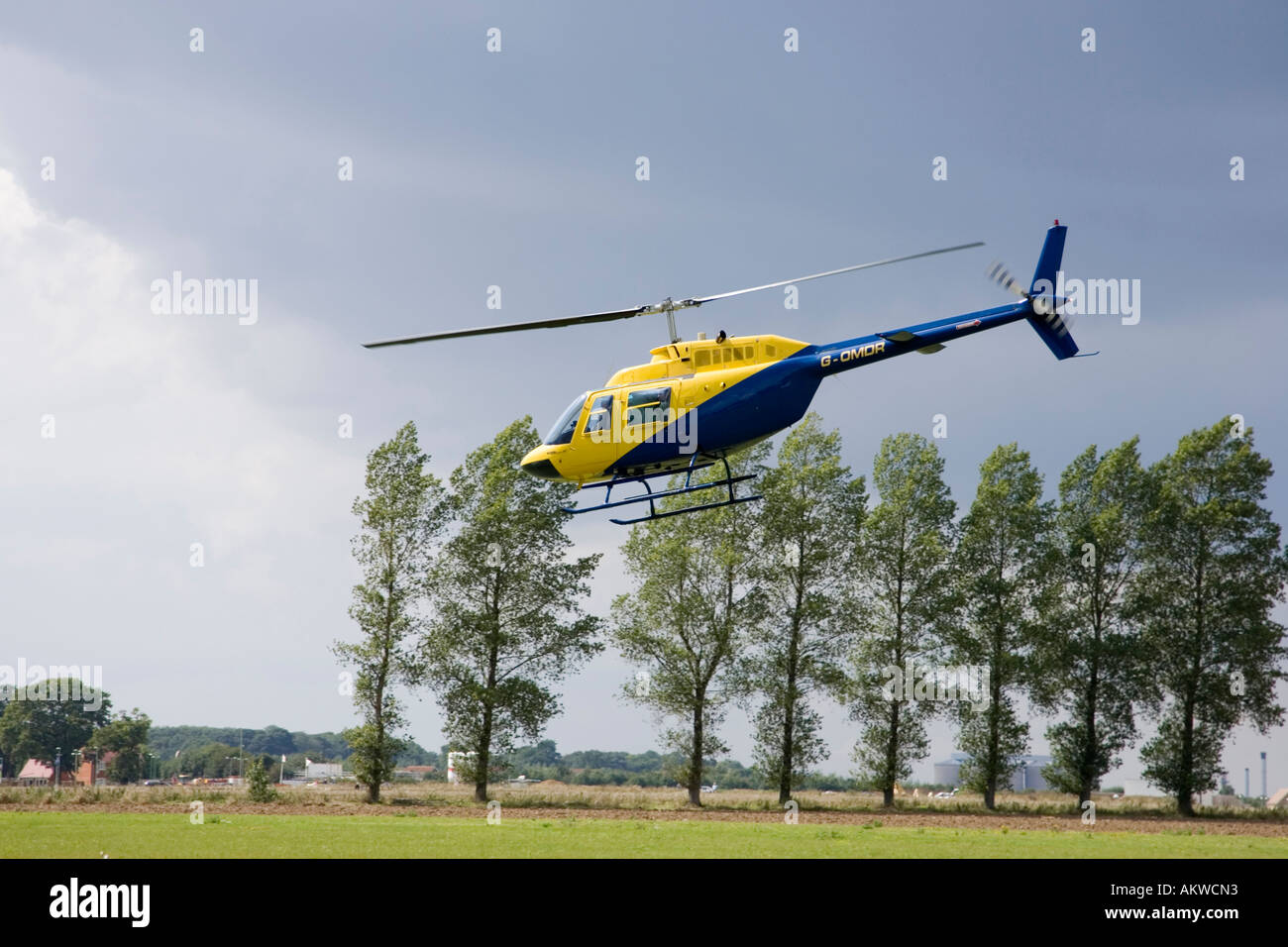 AGUSTA BELL 206B Jetranger II helicopter in August 2006 Stock Photo