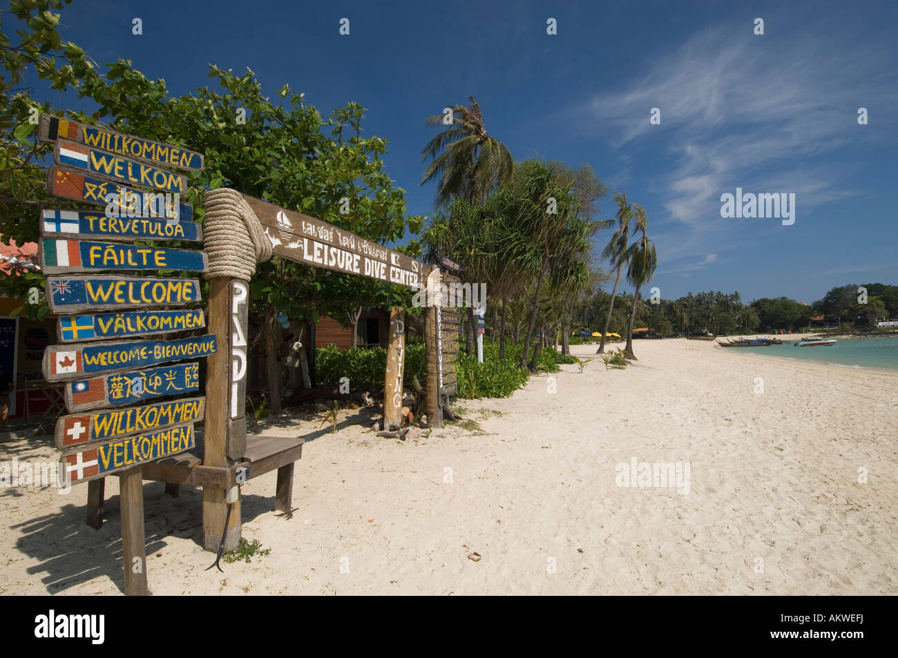 Thailand, Phi Phi Don Island, Laem Tong beach Stock Photo Alamy