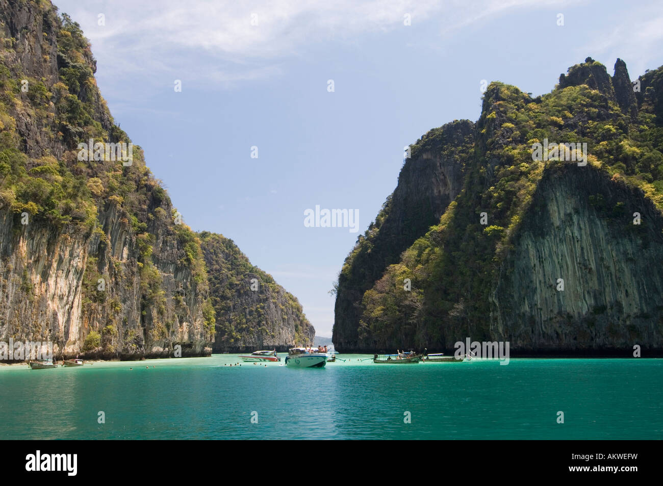 Thailand, Phi Phi Lay Island, Pileh cove Stock Photo Alamy